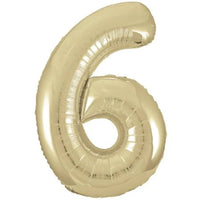 34" Champagne Gold Foil Balloon Number