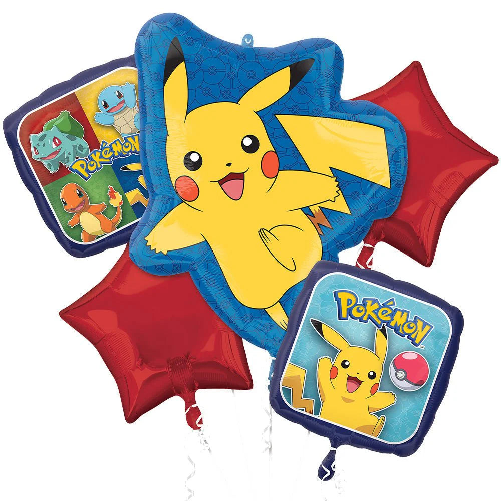 Anagram Pokémon Birthday Bouquet Balloons 5pc