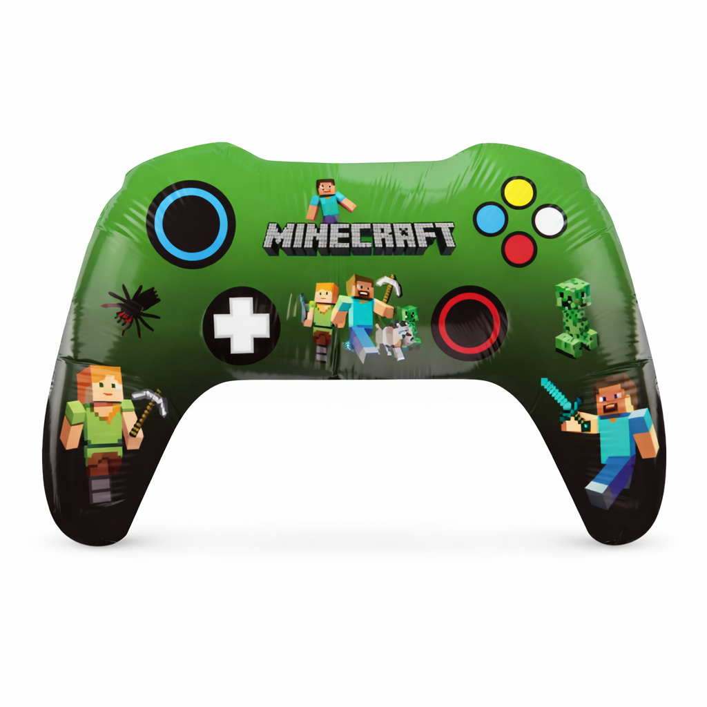 28" Control Pixel Game Foil Balloon (FLAT)