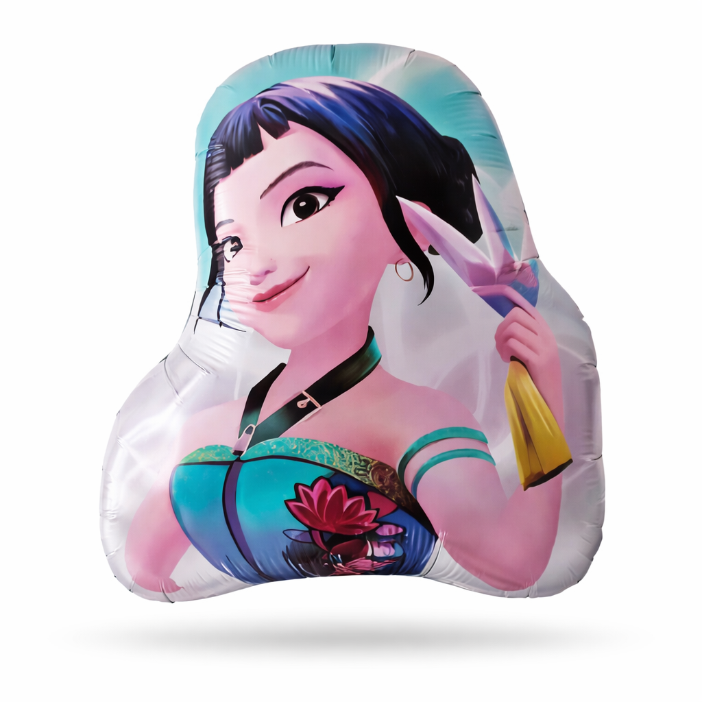 33" K-Pop Demon Hunters Mira & Zoey Foil Balloon (Double-sided FLAT)