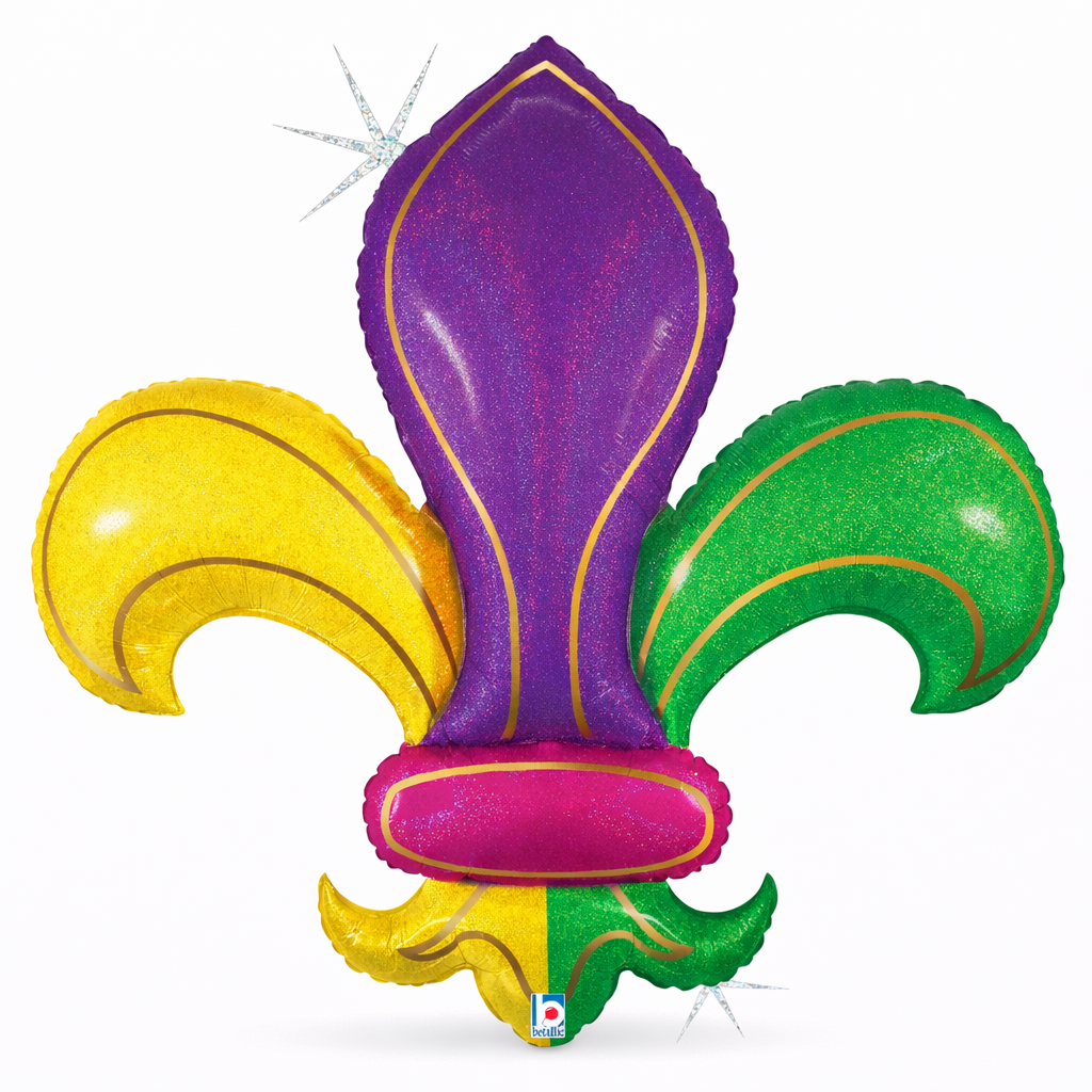 Betallic 36" Colorful Fleur de Lis