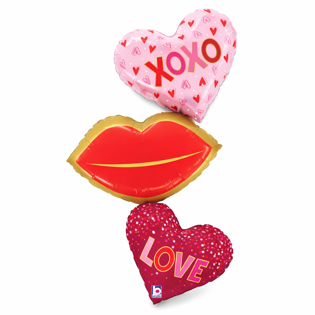 Betallic 40" Heart Lip Trio