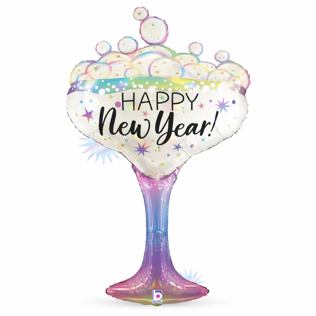 Betallic 37" Opal New Year Champagne Glass.