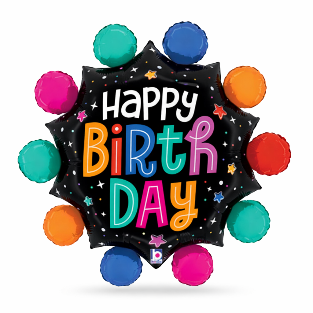 Betallic 29" Colorful Circles Birthday