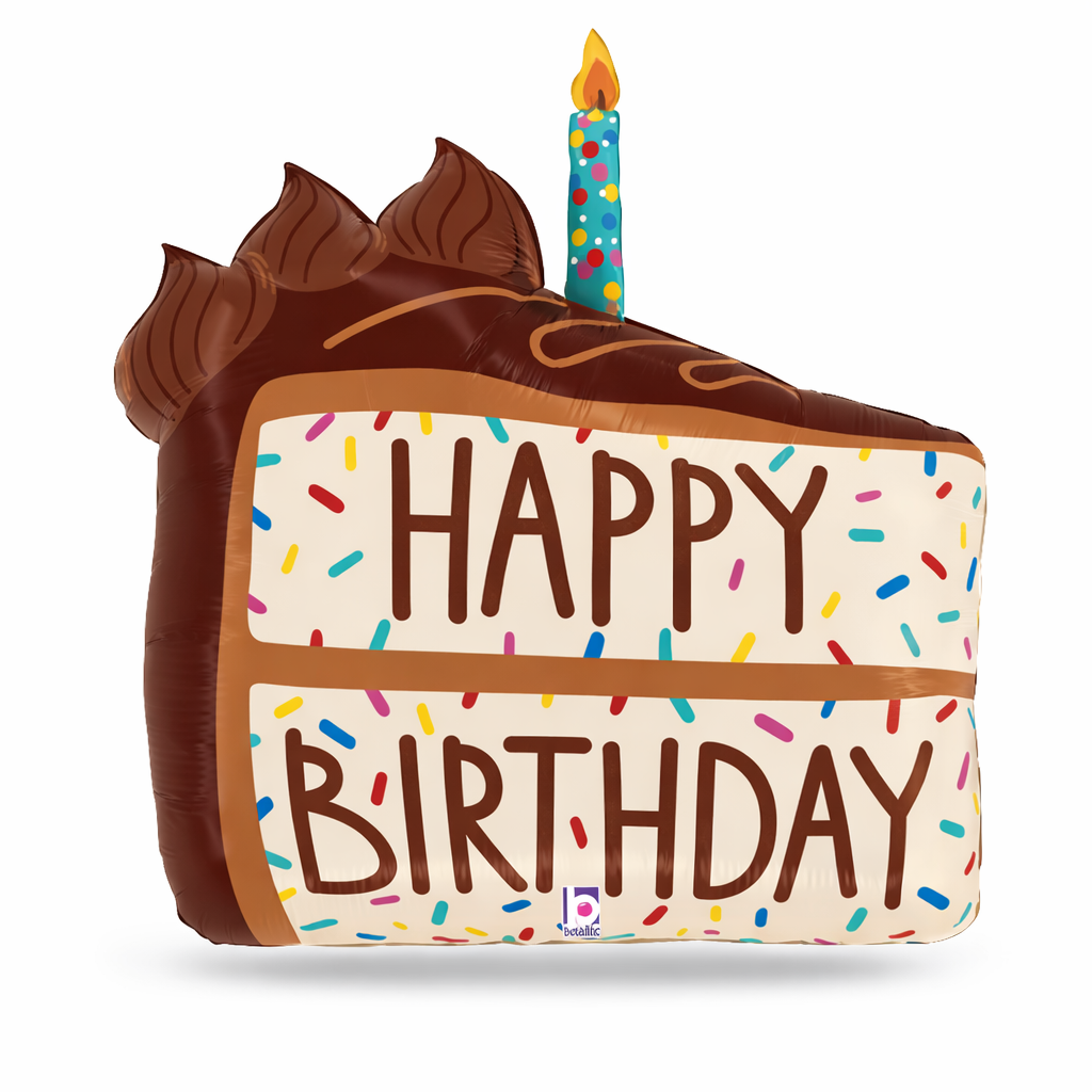 Betallic 28" Happy Birthday Cake