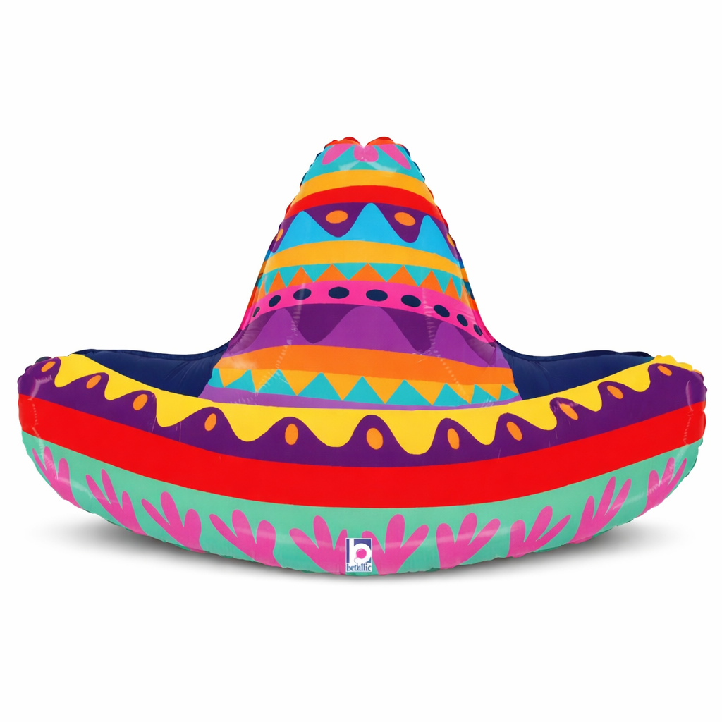 Betallic 32” Festive Sombrero Foil Balloon
