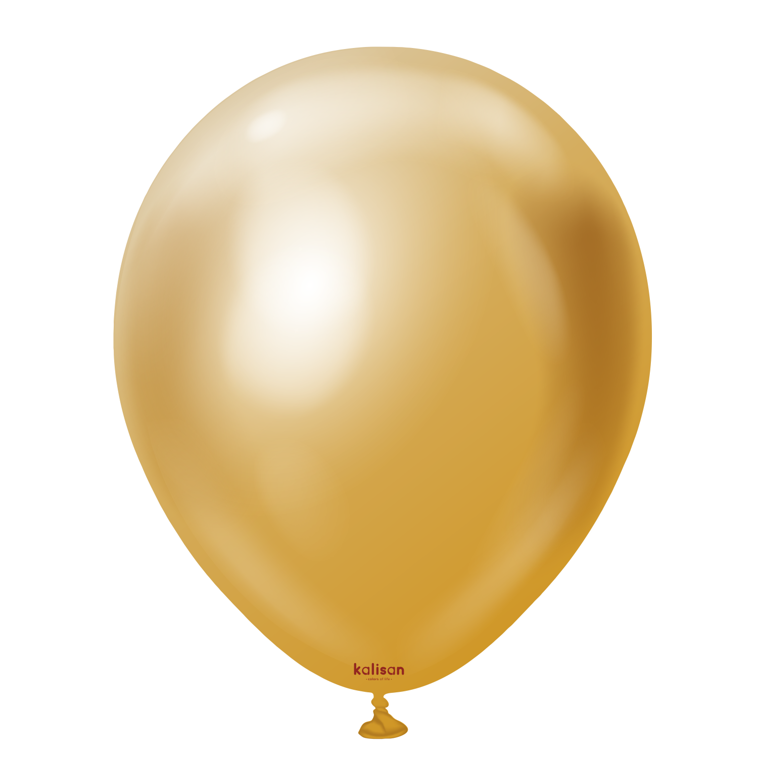 KALISAN 5” Mirror Gold Latex 100ct