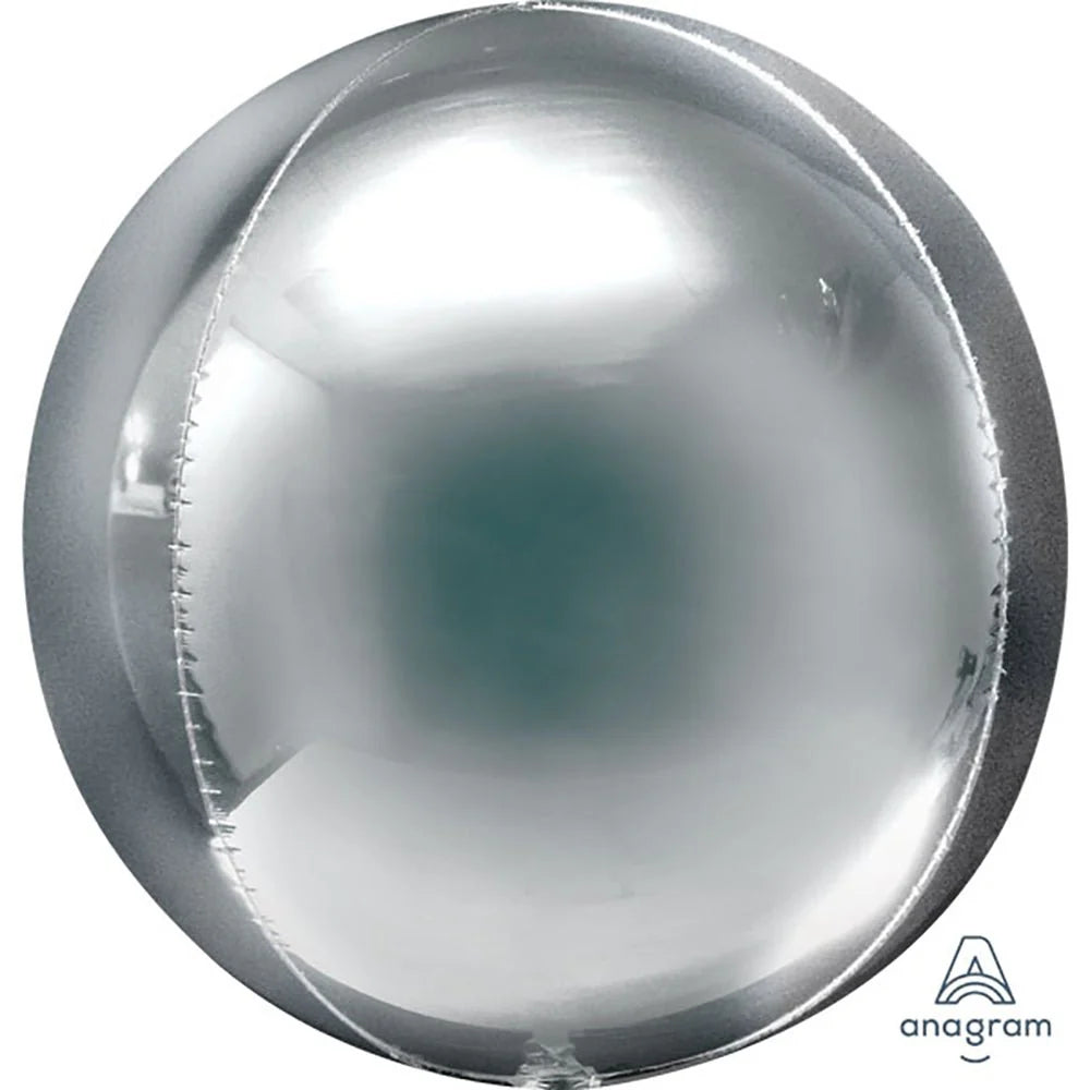 Anagram 21" Silver Jumbo Orbz (FLAT)