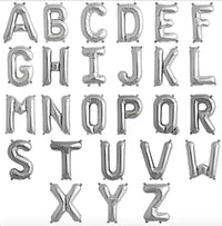 34" Silver Foil Balloon Letter