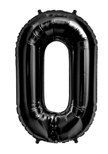 Party America 34" Black Jumbo Numbers