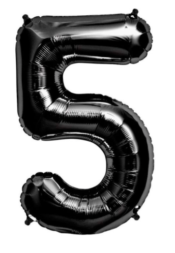 Party America 34" Black Jumbo Numbers