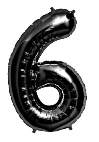 Party America 34" Black Jumbo Numbers