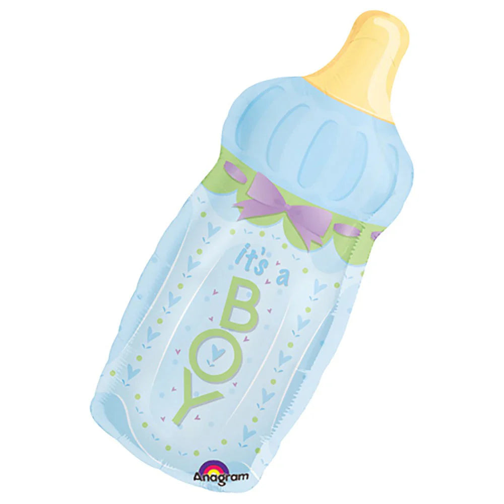 Anagram 31" Jumbo It's A Boy Baby Bottle Balloon