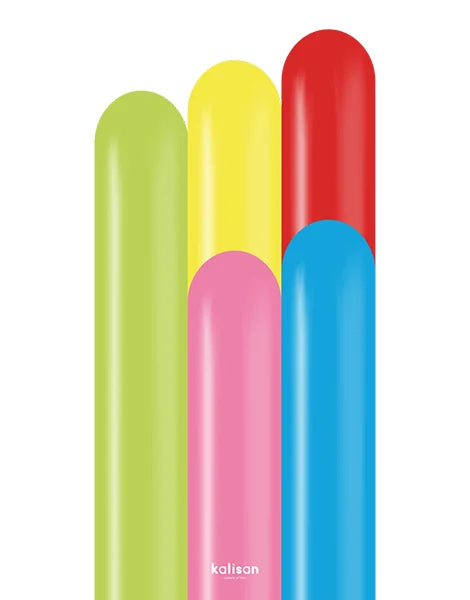 KALISAN 260" Standard Carnival Assorted (50ct) Nozzle Up