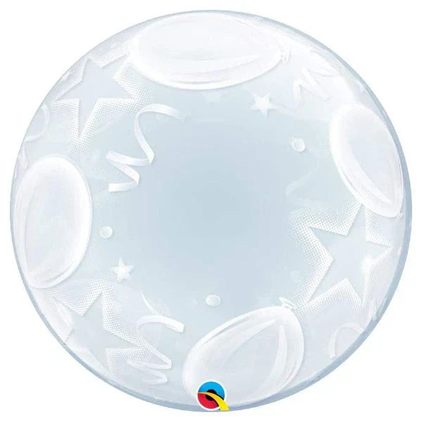 Qualatex 24" Stars Bubble Balloon