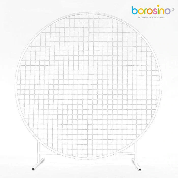 Borosino B458-2M Round Mesh Arch (6.56FT)-White