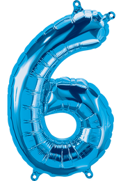 Party America 16" Blue Numbers