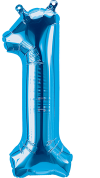 Party America 16" Blue Numbers