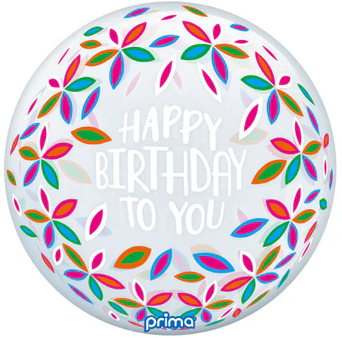 20” Colorful Petals Birthday Sphere