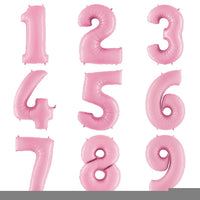 Party America 34" Pastel Pink Jumbo Numbers