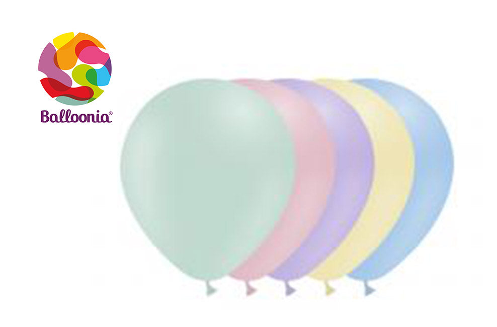 Balloonia 5" Matte Latex Assorted 100ct