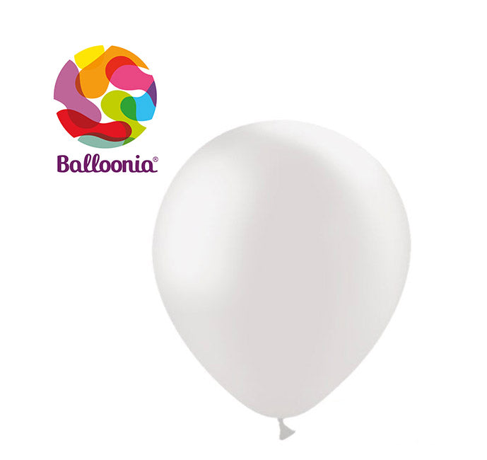 Balloonia 12" Latex Metallic Pearl 50ct