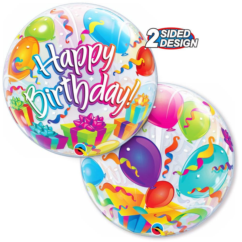 Qualatex 22" Birthday Surprise Bubble Balloon